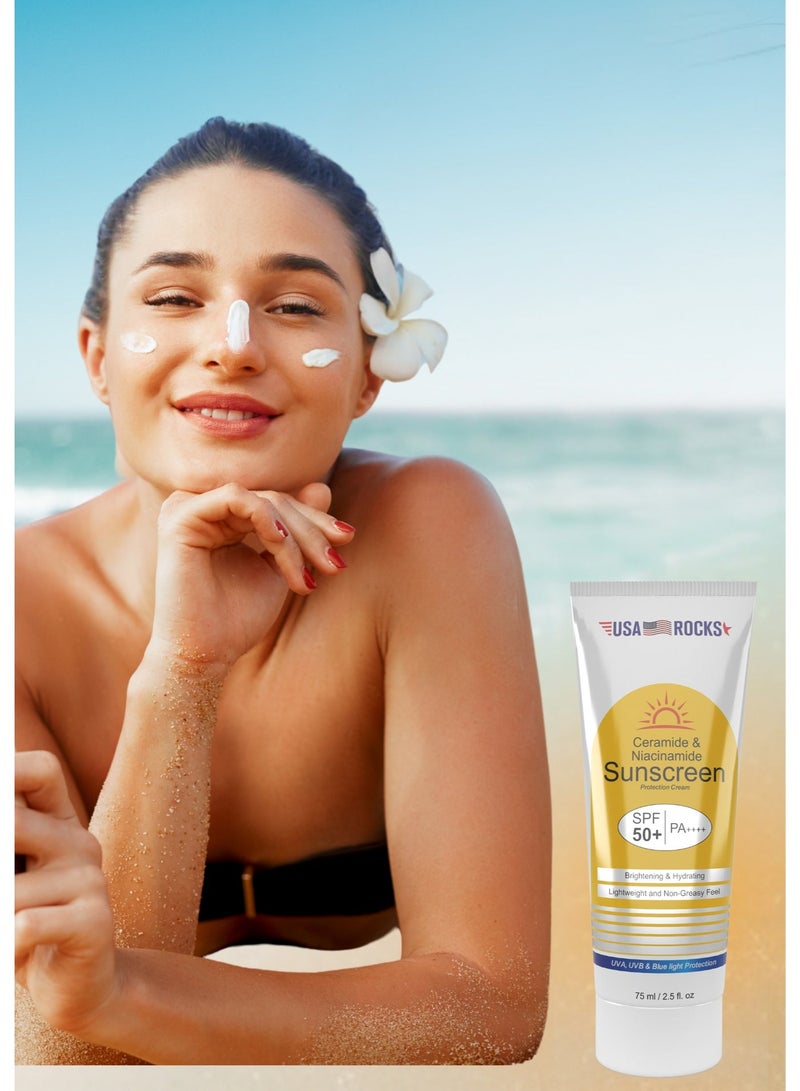 USA ROCKS SPF 50 with Ceramide & Niacinamide - Image 2